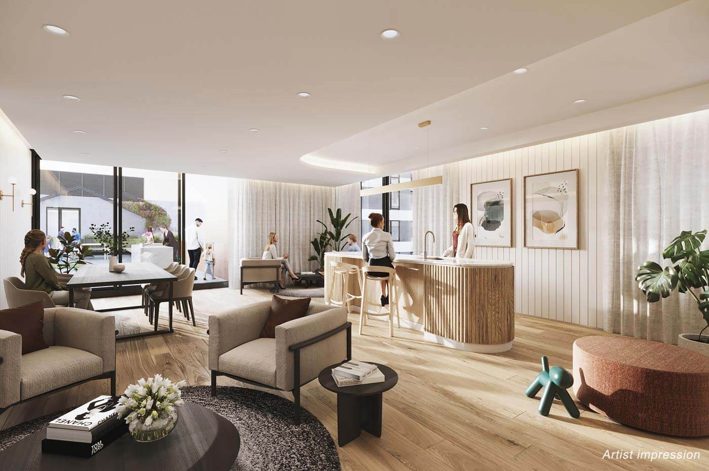 Image: Millhouse communal space artist impression