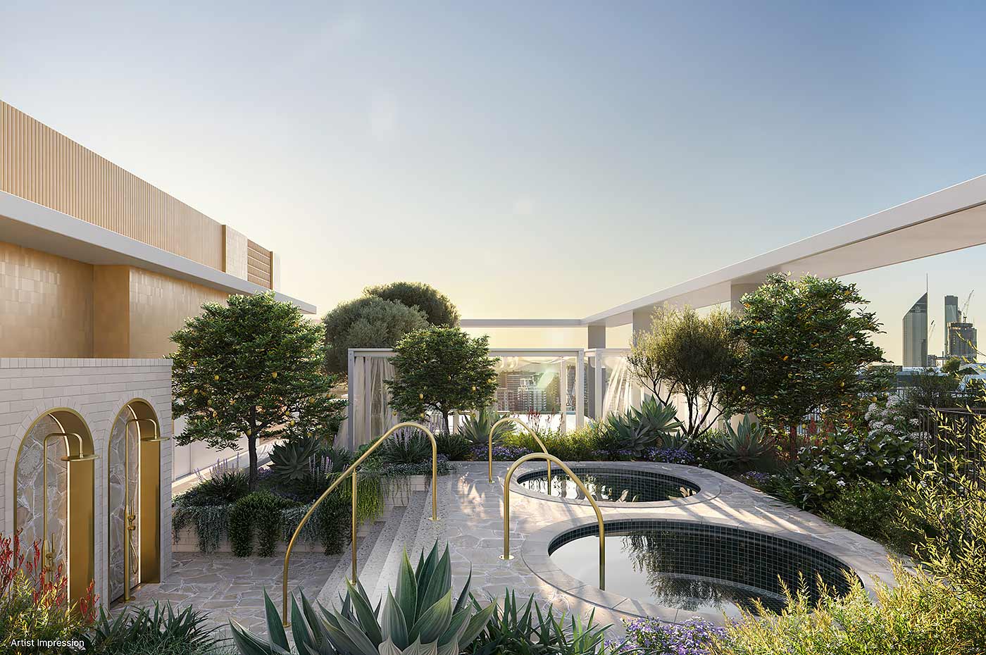 Image: Murcia Residences balcony with Gabba view