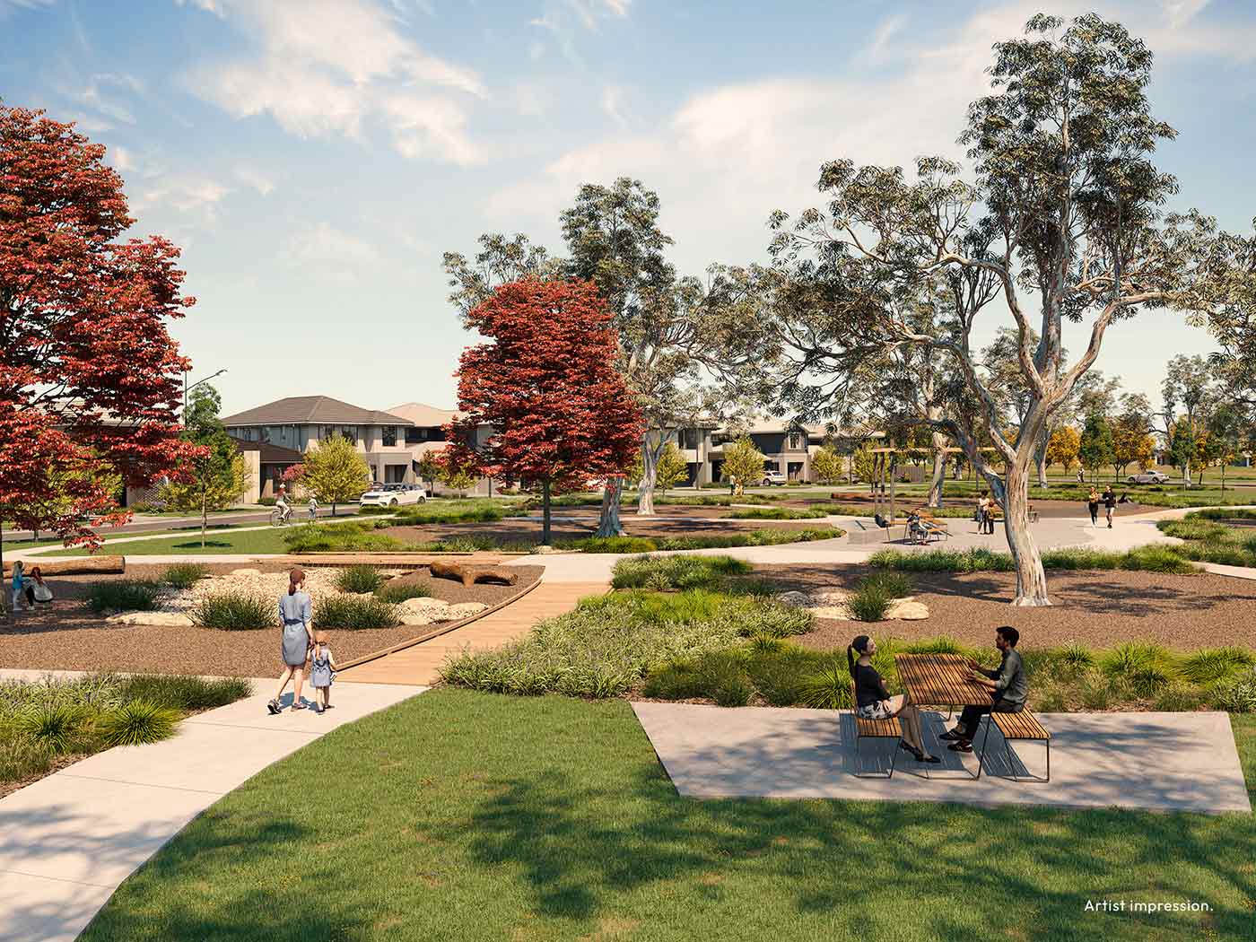 Image: Aston Craigieburn parkland artist impression