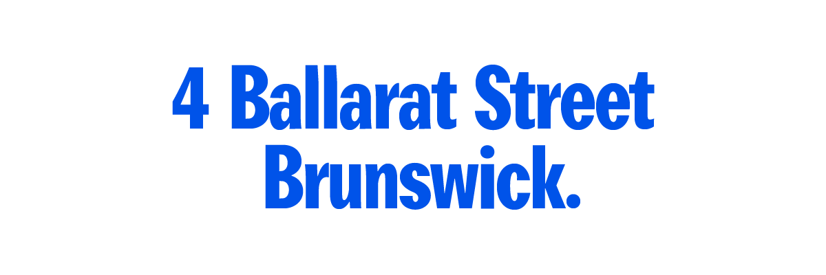 Logo: 4 Ballarat St, Brunswick