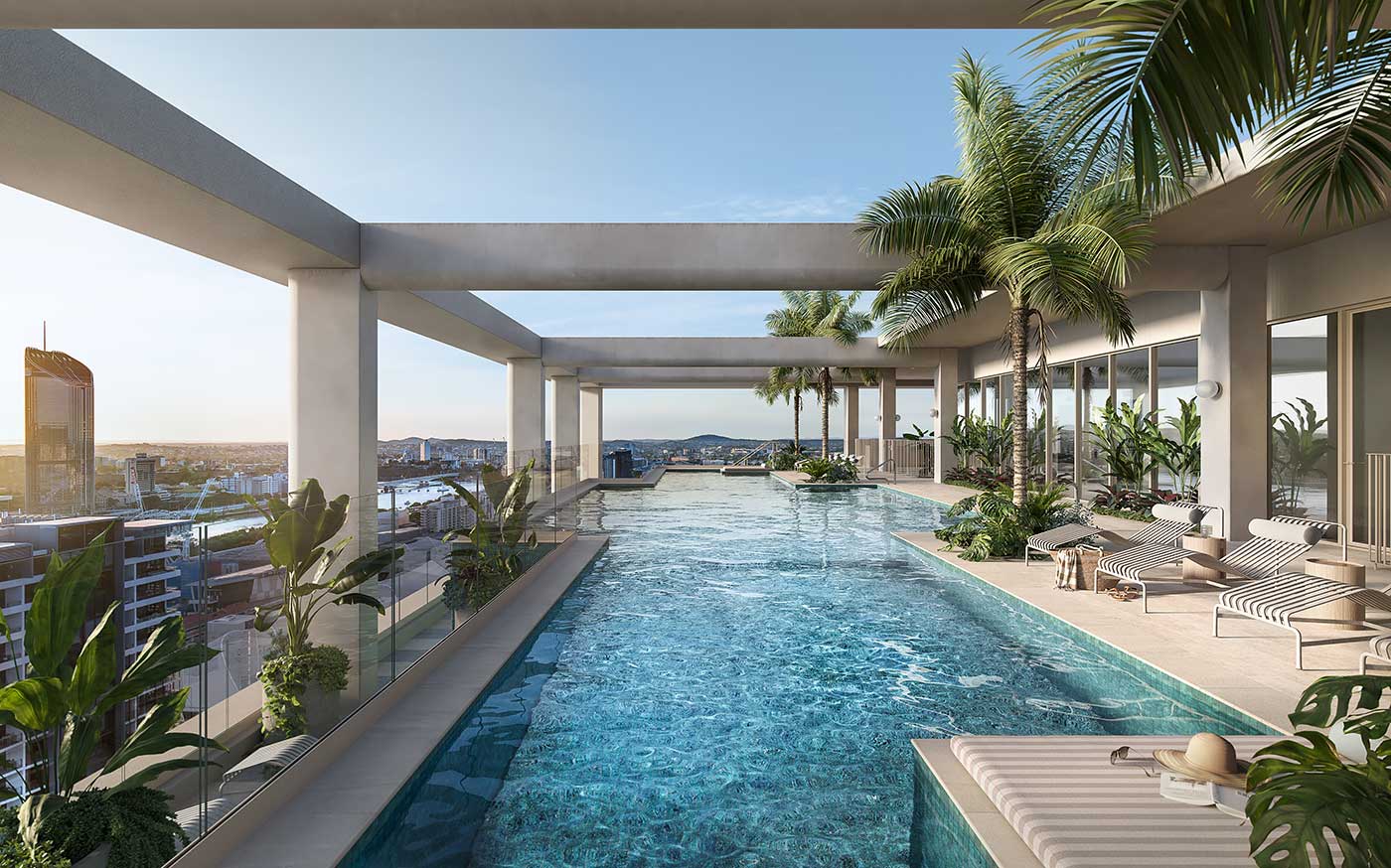 Image: Cordelia Rooftop Pool Artist Impression