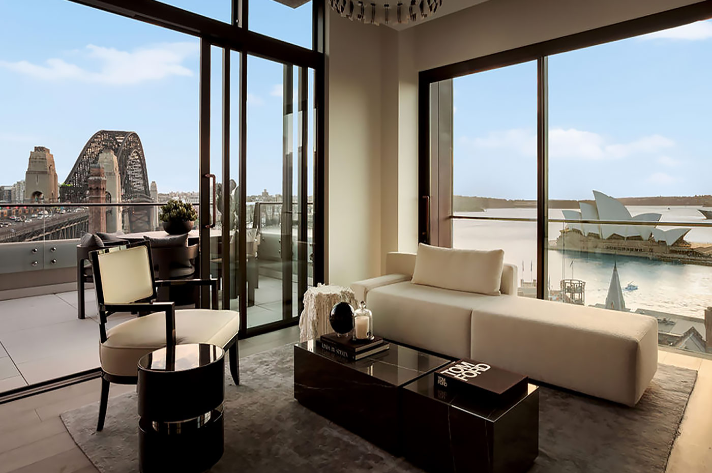 Image: Sirius Residences Living Room View Of Opera House And Sydney Harbour Bridge Artist Impression